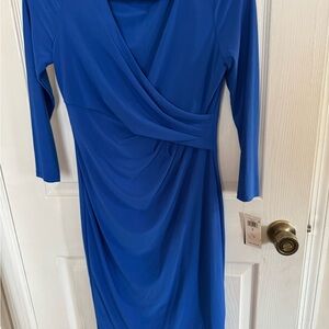 Ralph Lauren Royal Blue Long Sleeve Dress